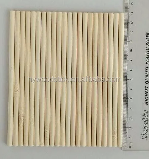 Polished Flat Round Sticks Natural Wood Craft Dowel Rods 12 Inch x 1/ 4 Inch