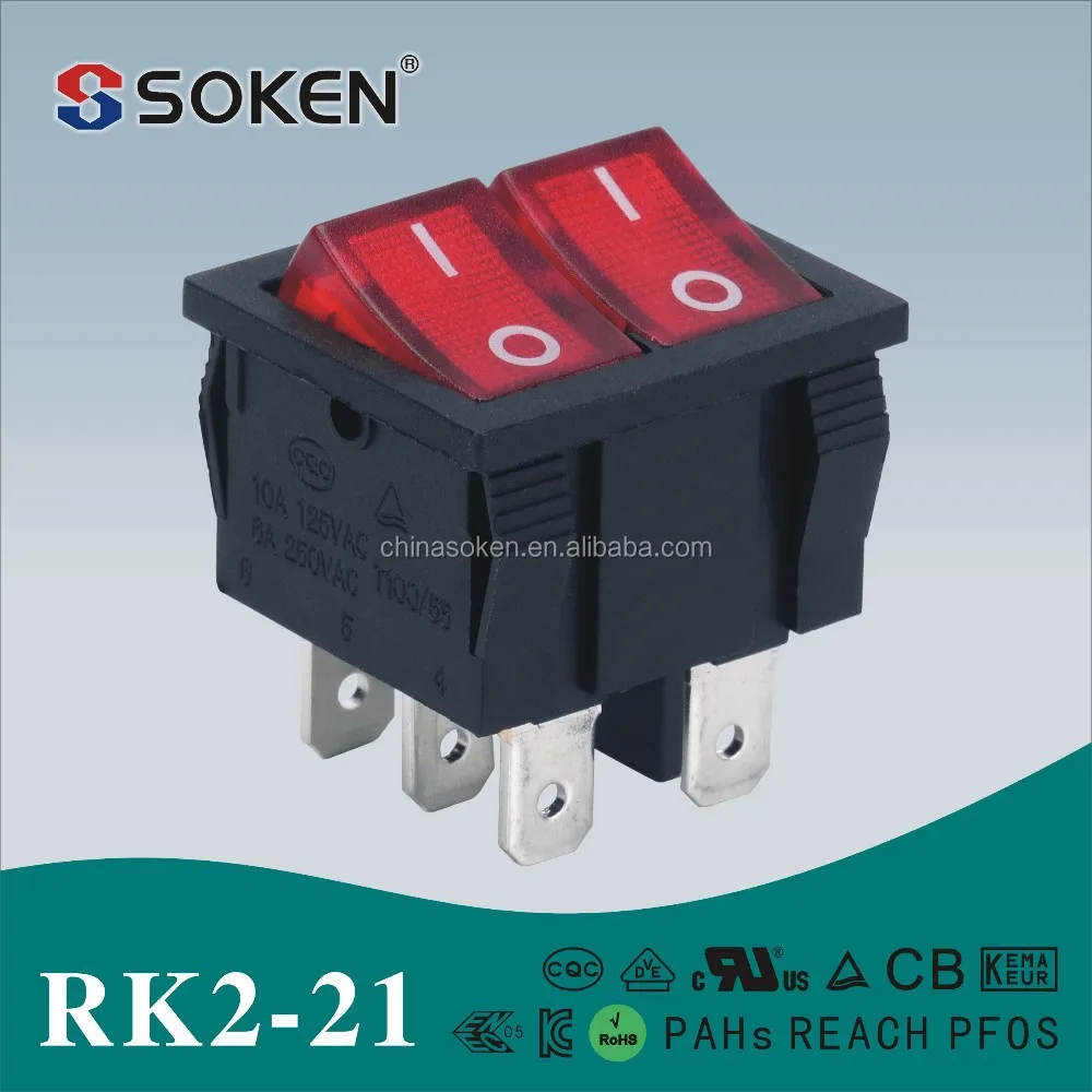 Rk2-21 SPST 6 контактный выключатель