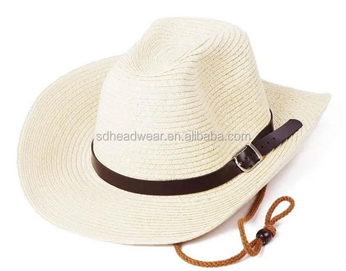 unisex cowboy hat straw hat bulk hard straw cowboy hats