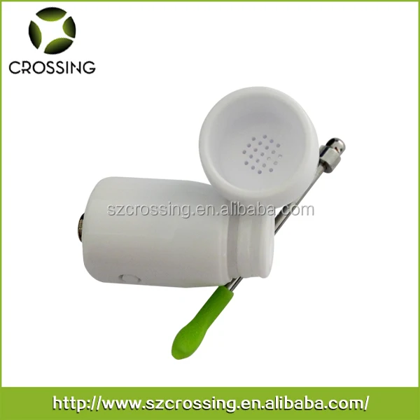 Wholesale Crossing DC dry herb ceramic atomizer no wick no coil ceramic heating chamber weed vaporizer for dry herb. accept OEM.