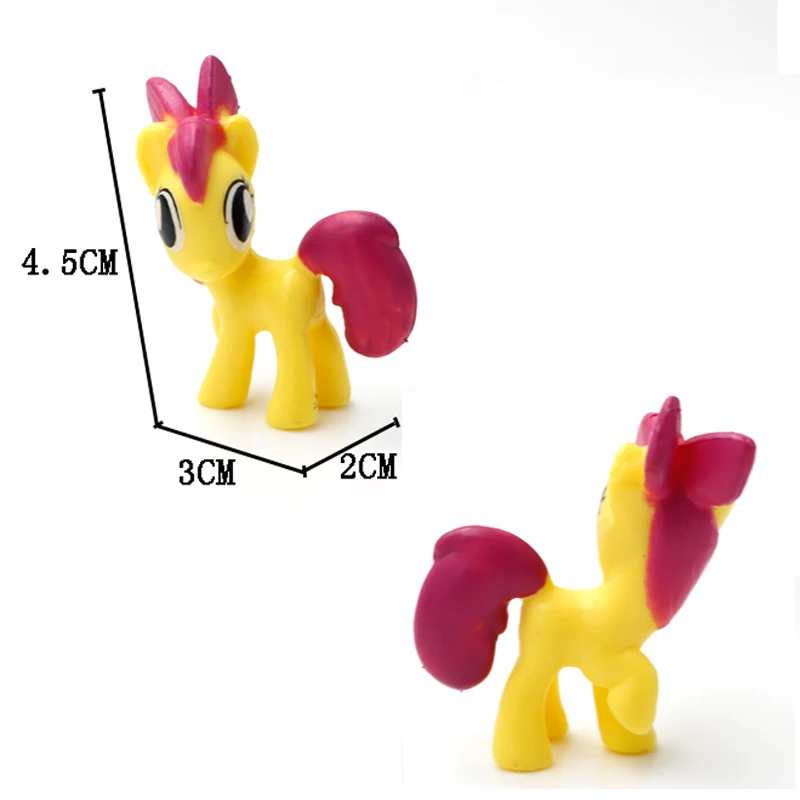 PVC anime toy horse figure vinyl action figure toys gift for girls