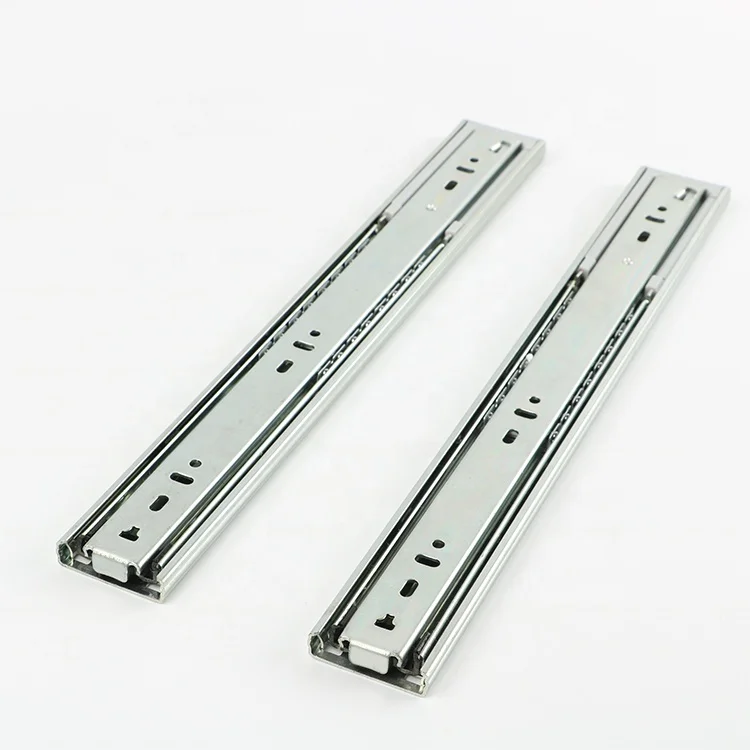 TH1350ZN 50mm Soft Close Bearing Ball Bearing Furniture Hardware Full Extension Slide Telescopic Rail Drawer Slide 1500mm