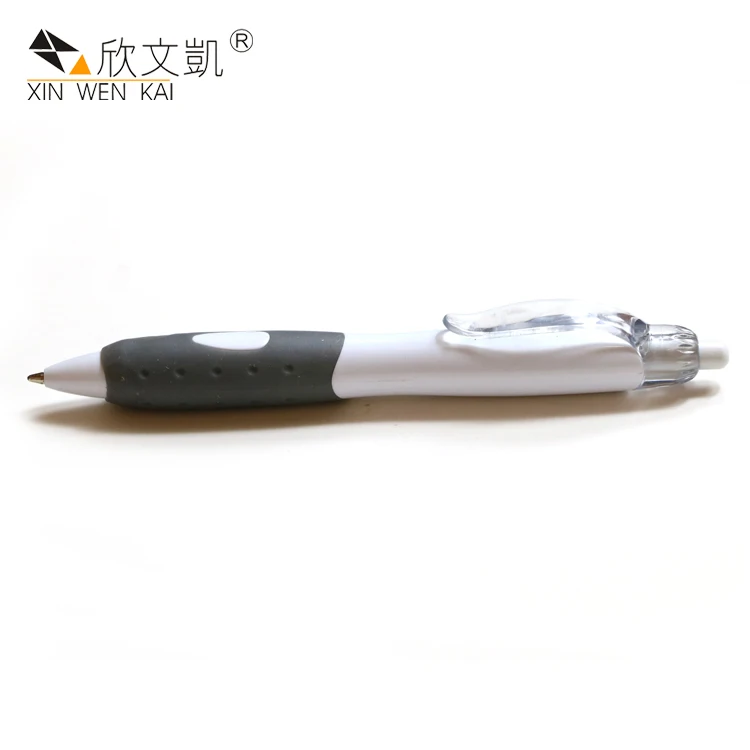 
School Supplies Cheap Price Rubber Grip Ball Point Pen Plastic ball plastic 8mm thermosetting plastic pen 