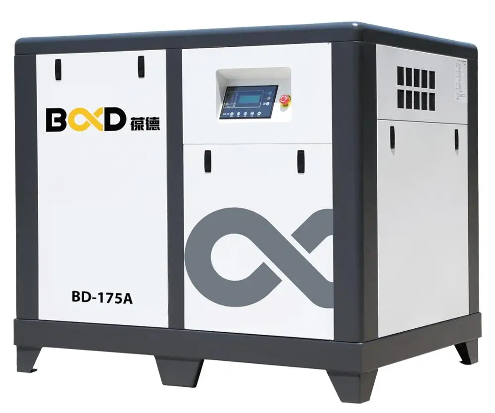 Промышленный роторный винтовой воздушный компрессор для очковой промышленности, 160 кВт, 200 л.с.