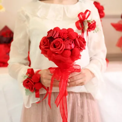 
ZH0445X Beautiful wedding bouquet High Quality Rose For Wedding Birthday Party Decorations 