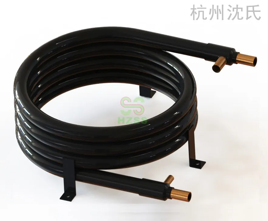 
Double pipe copper Stainless steel Titanium coaxial coil heat pump heat exchanger 