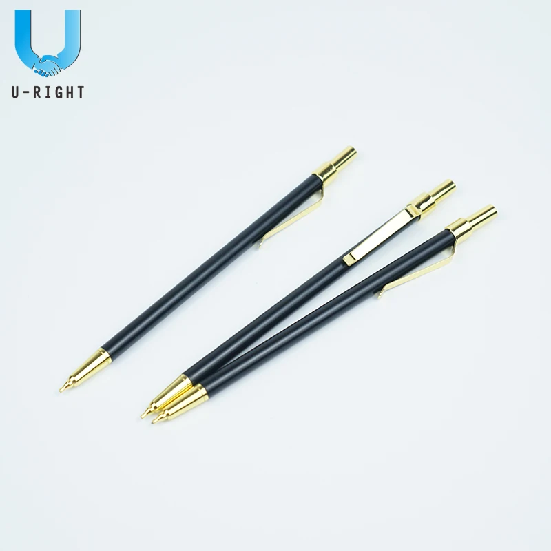 
12.8 CM Metal Slim Black Mechanical Pencil 