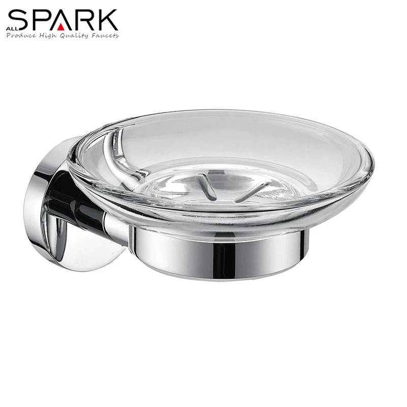 China manufacturer modern design 2-Tier Bathroom Glass Corner Shelf  Wall Mounted