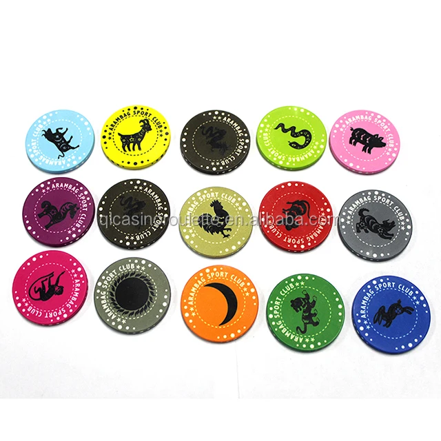 10g ceramic chips 40*3.3mm digital printing LOGO Casino Baccarat Texas Customize Gambling Products Clay ABS roulette