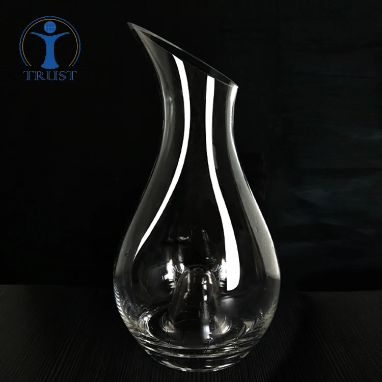 Wholesale Lead Free Hand Blown High Quality Wedding Tableware Glass Wine Decanter