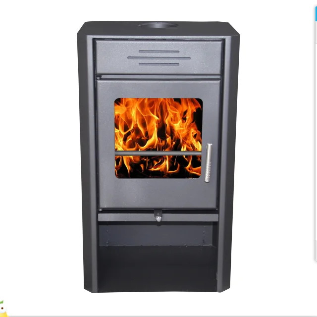 small steel indoor wood burning stove WM209