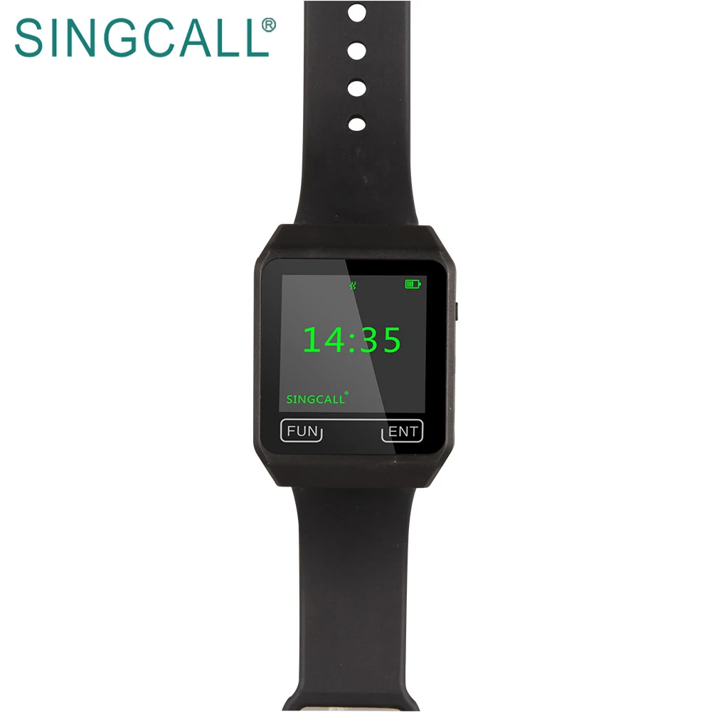SINGCALL Kitchen Pager Restaurant Call Waiter Button for Taking Food