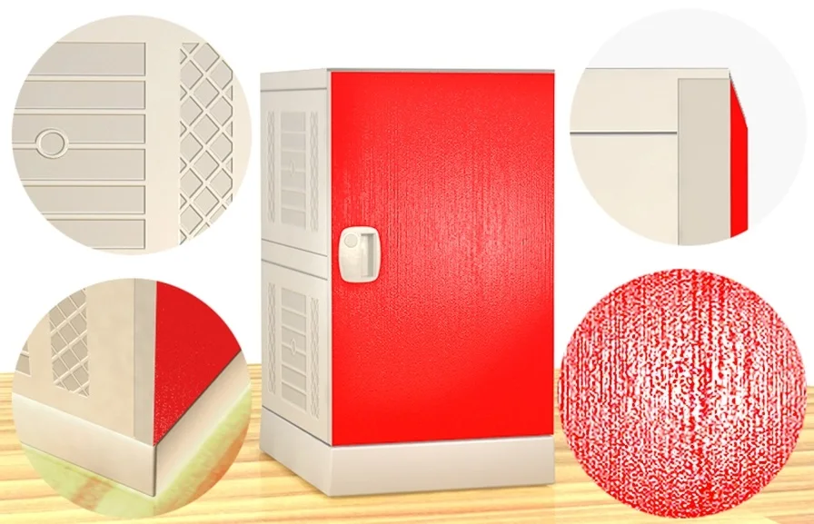 Twinco 4 door abs plastic school shoe cabinet gym storage cabinets