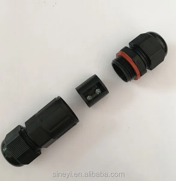 
IP 68 Waterproof connector with PA66 material,EC03681-0023-BF(3PIN-250V-10A) 