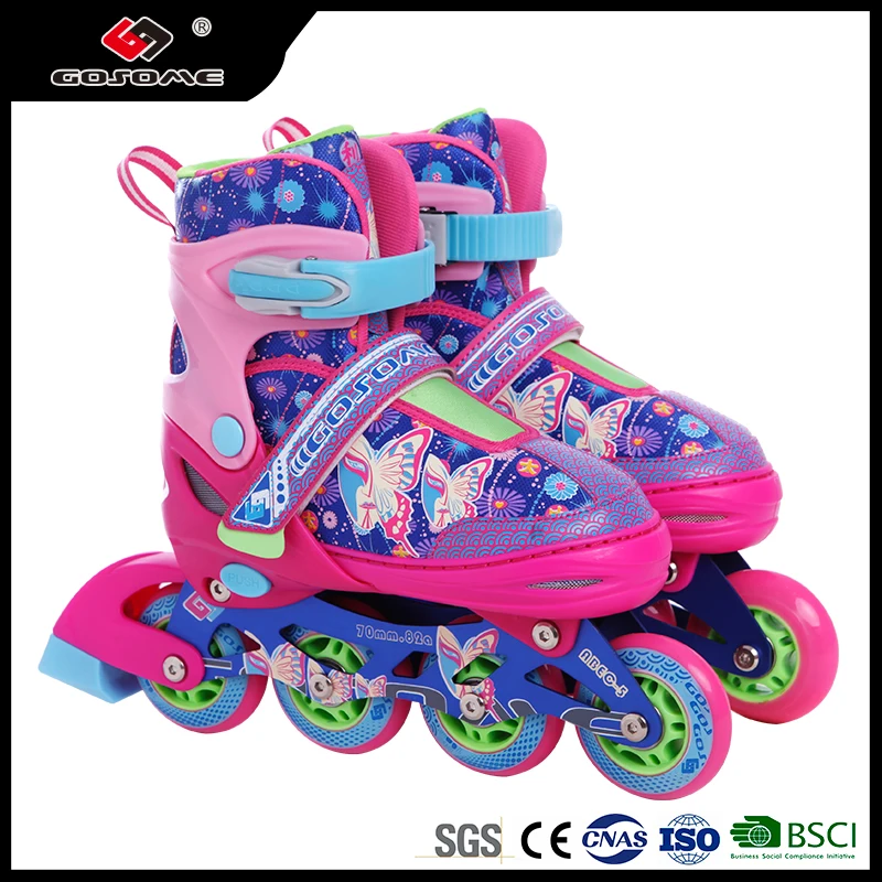 GOSOME Professional Flashing Inline Skates and Skateshoes and Rollerskates for Kids Inline Skate
