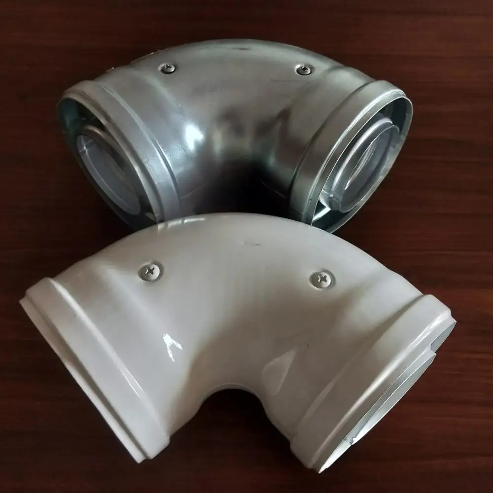 Baxi 60/100mm 90 Degree Coaxical Flue Bend for Condensing