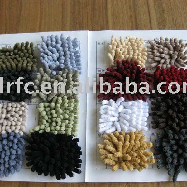 Ткань из синели и микрофибры