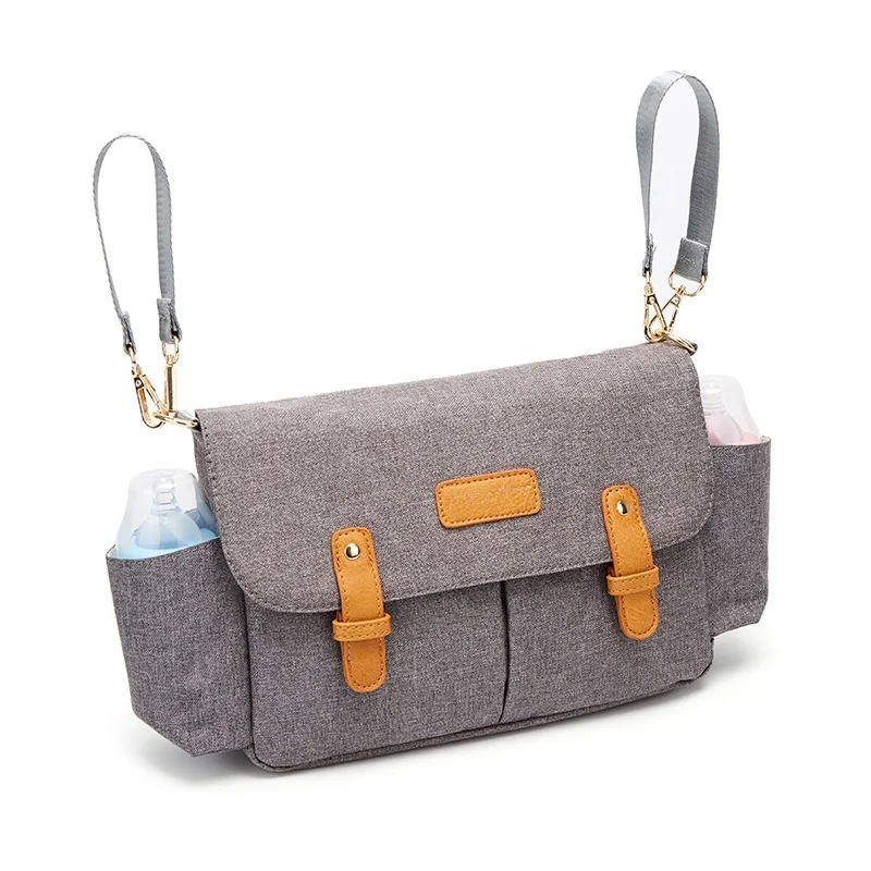 
2019 New Custom Baby Stroller Organizer storage Bag with Cup Holders 