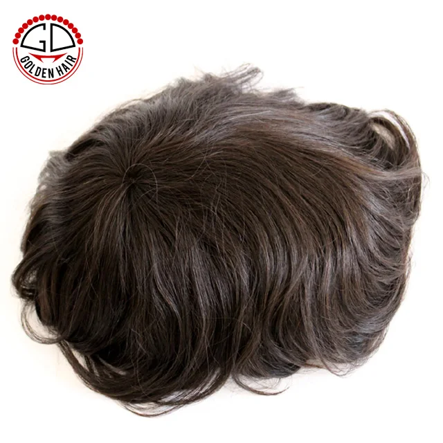 Hair Replacement System High Quality Fine Mono Lace Front Hair Piece For Men