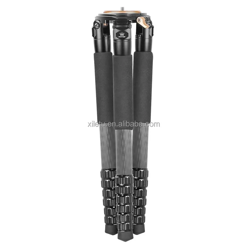 
2019 New GT-424C Bird Watching Professional Stable Panoramic Carbon Fiber Tripod For dslr Digital Video Camera 