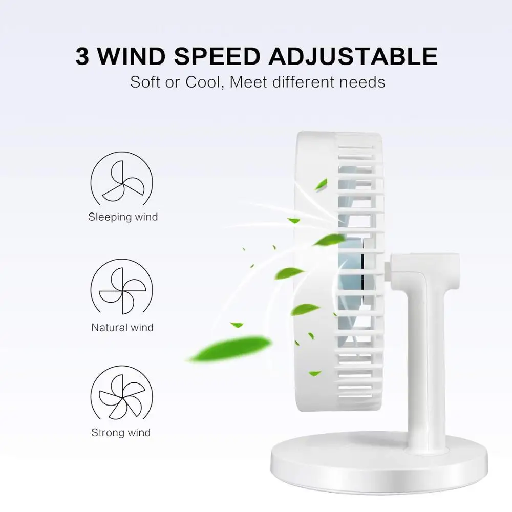 Настольный USB-вентилятор, персональный мини-вентилятор flyopper, портативный охлаждающий вентилятор с питанием от USB