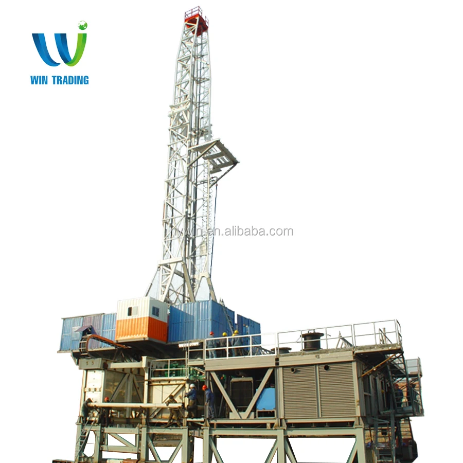 
RG API Standard Oil Field Oil and Gas Well Bore Hole Sea Offshore HXJ 135 Drilling and Workover Rig 