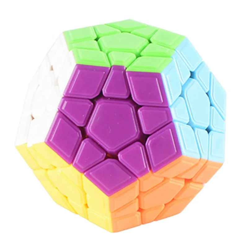 
professional 7.4cm anti stress puzzle 12 surfaces speed megaminxed cube with 3 layer 