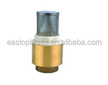 
China manufacturer brass vertical check valve with filter 