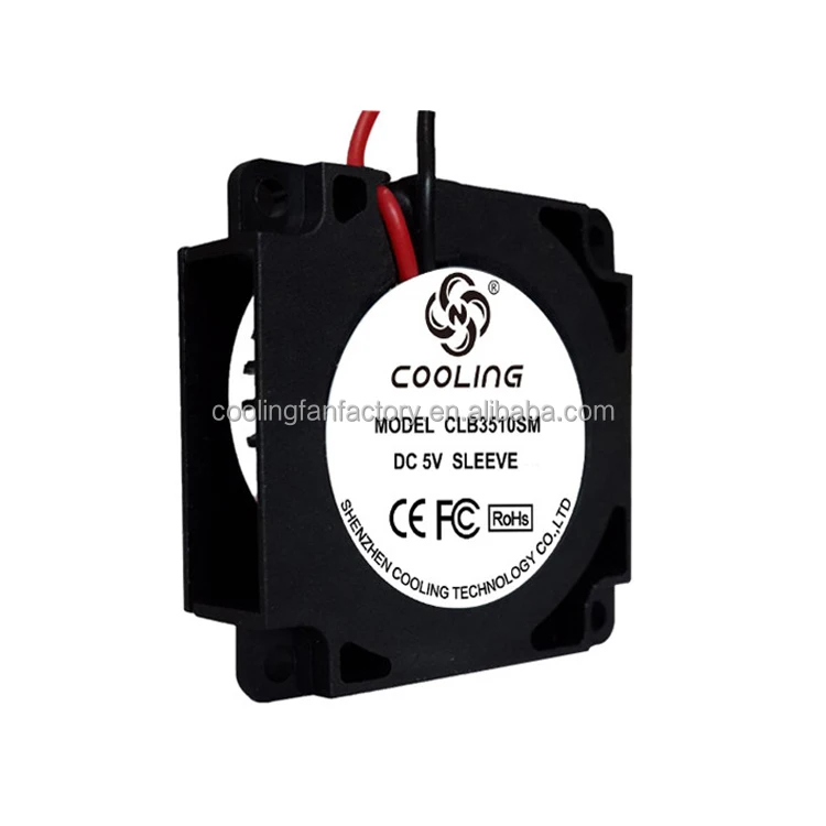 35x35x10mm Brushless 12V DC 3510 Small Blower Fan