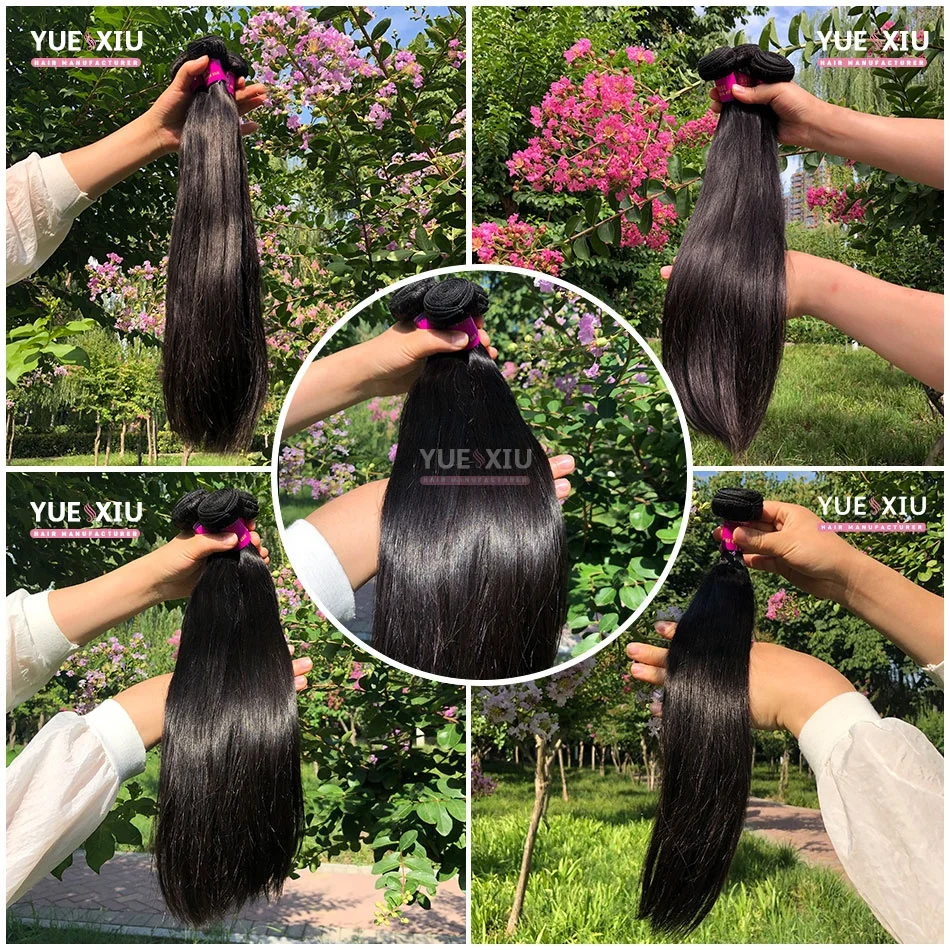 YueXiu Hair Products Xuchang Manufacturer 10A Straight Human Hair Real Peruvian Body Wave Hair In Xuchang