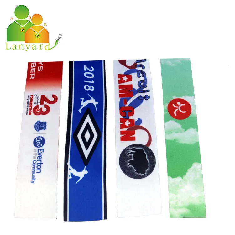 Custom logo Medal Lanyards Strap Heat Printing Neck Ribbons For Sport competition event