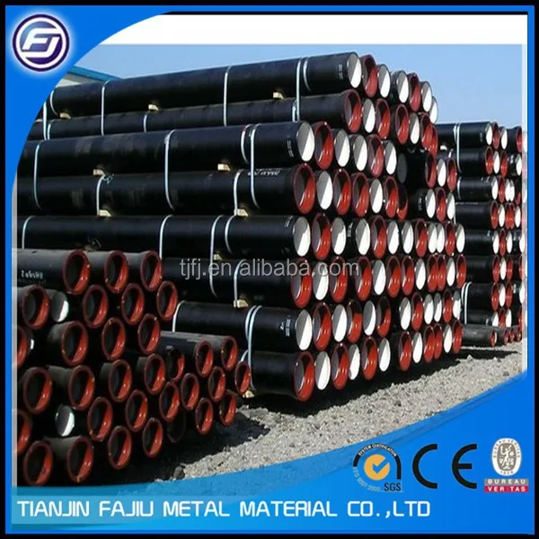 Made in China   K9  K7  Class Ductile Iron Pipe