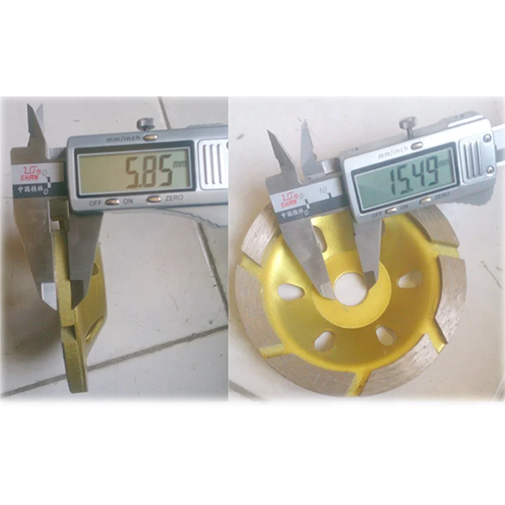 Single Row Diamond Grinding Cup Wheel 4 Inch Diamond Grinding Blade / Disk