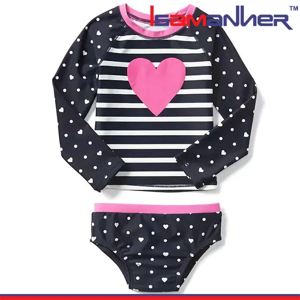 Triangle children swimsuit little girl bikini