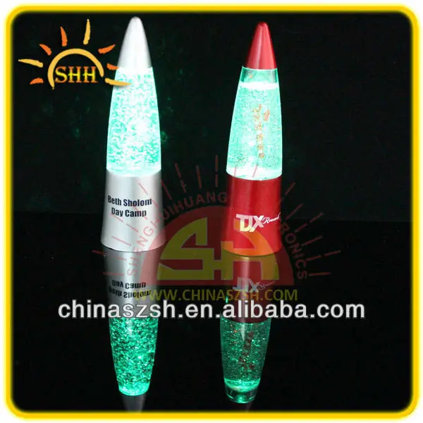 2015 hot selling rocket shaped small led lamp for promotion, home&garden decoration led rocket lamp wholesale