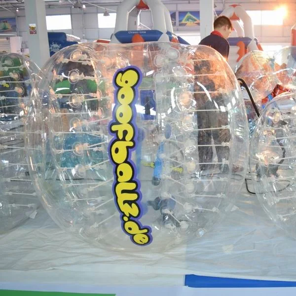 TPU Human Sized Soccer Bubble / Football Inflatable Body Zorb Ball For Sale