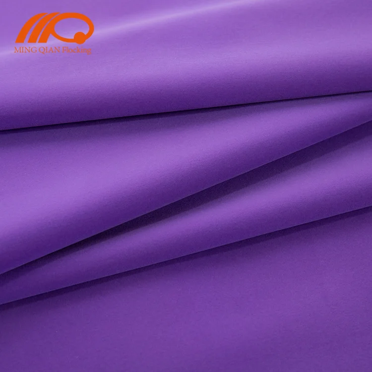 Purple Flocking Fabric For Jewelry Box Lining Velvet