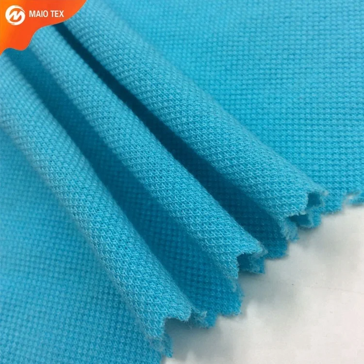 
combed single jersey knit pk tc pique fabric for sportswear and sweaters 
