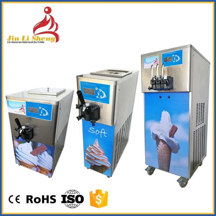 Continuous Dispensing Big Capacity 60 Liter 6 Flavor Commercial Frozen Yogurt Soft Serve Ice Cream Maker Making Machine For Sale