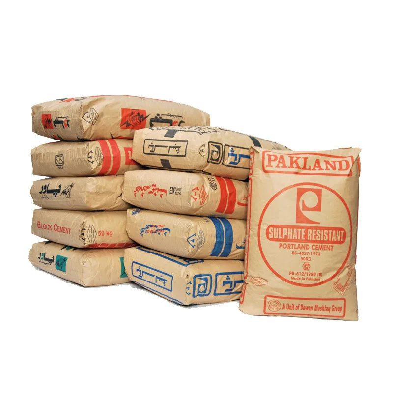 
Recyclable kraft paper bag 25kg craft paper cement bags 