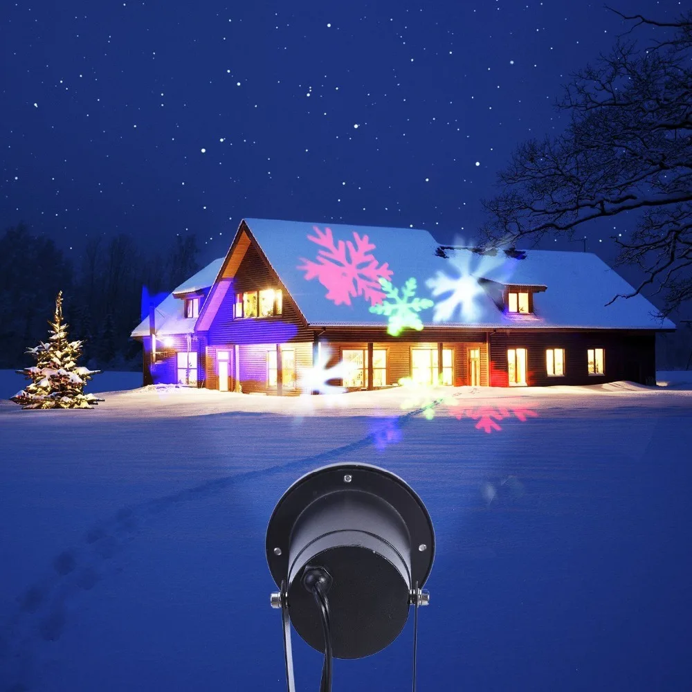 2017 новый снежинка патент год украшение рождественские светодиодный проектор стиль модели led огни