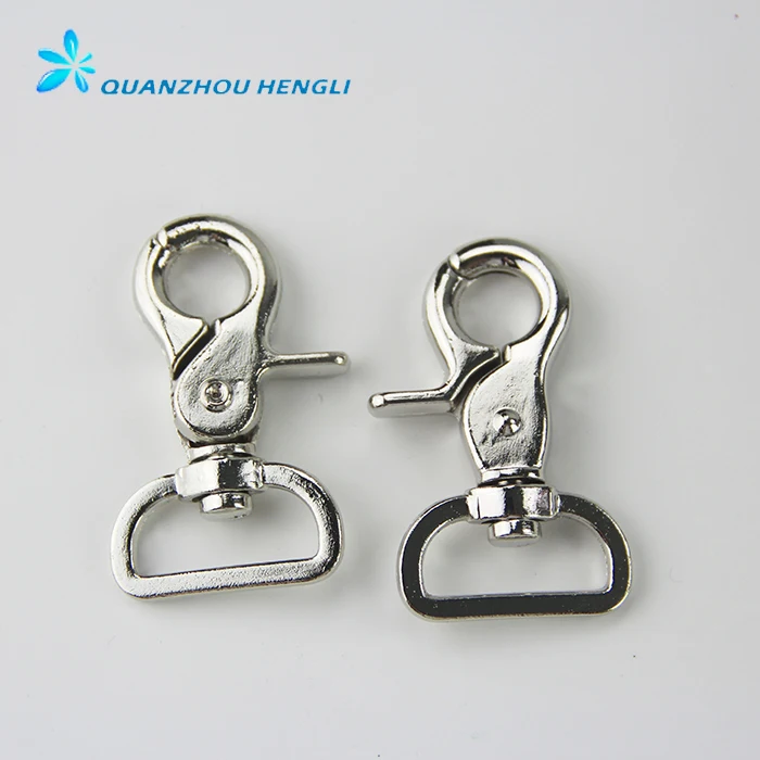 Swivel dog leash hooks China wholesale metal snap hooks for lanyard