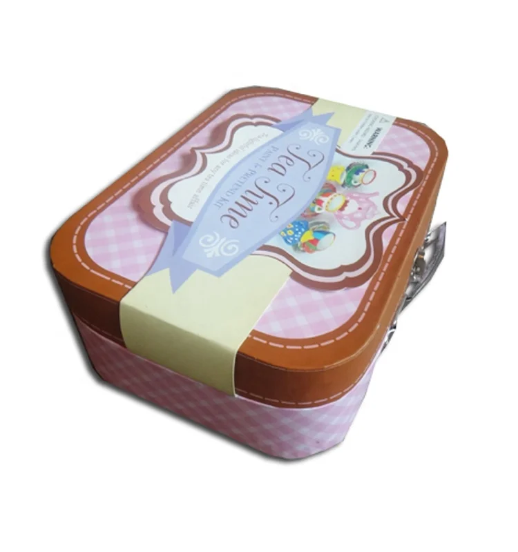 Wholesale Mini Cardboard Toy Decorative Box Small Luxury Wholesale Baby Custom Children Kids Suitcase