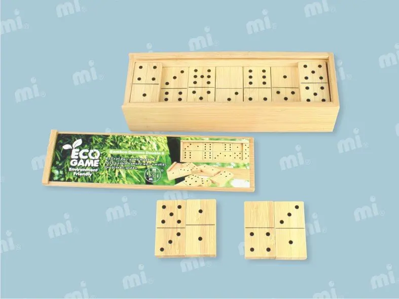 Wholesale Factory Price Custom Bamboo Games Domino