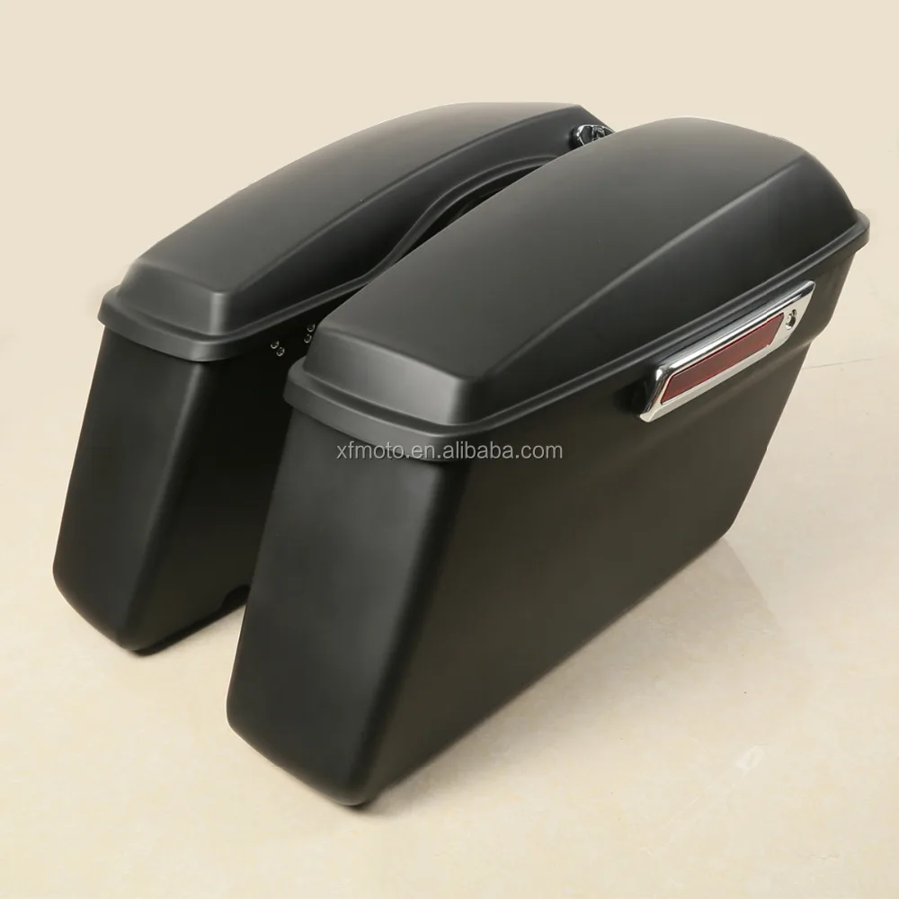 TCMT Matte SaddleBags + Latch Fit For Harley Touring Road King Electra Road Street Glide