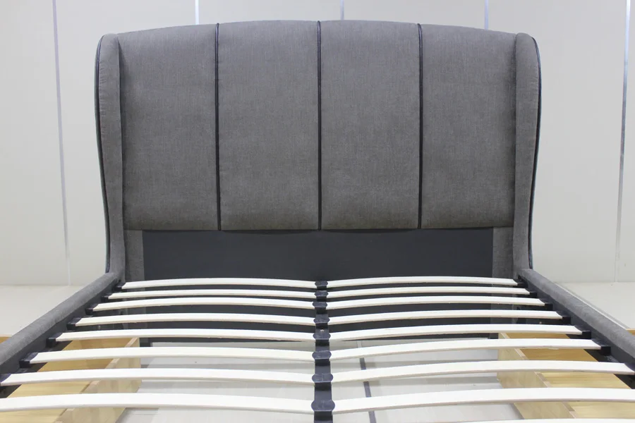 Hot sale bed room furniture leather bed with storage