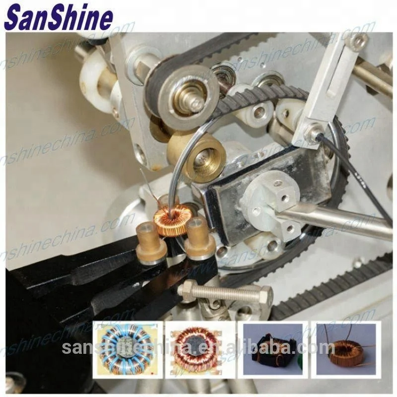 Belt type toroidal EMI SMD filter coil winding machine winder