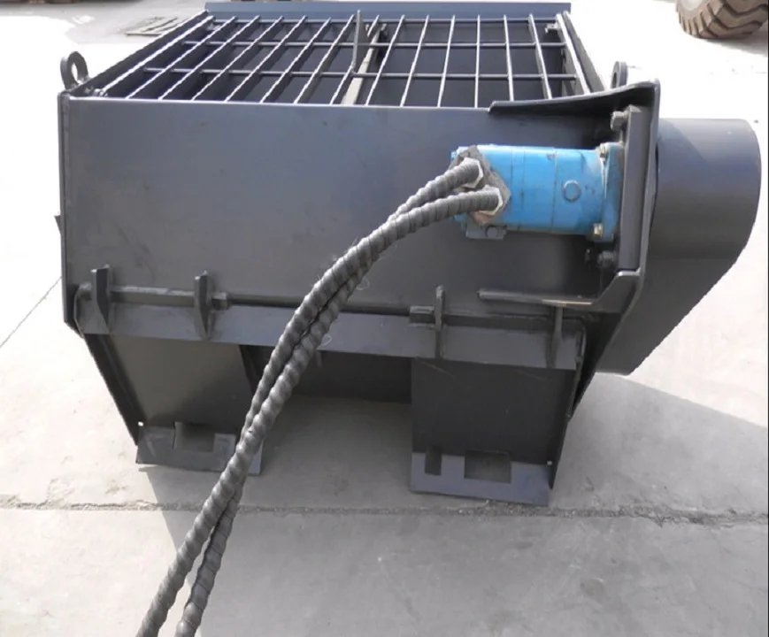 Engineering & Construction Machinery construction parts portable hydraulic square cement mixer for skid loader