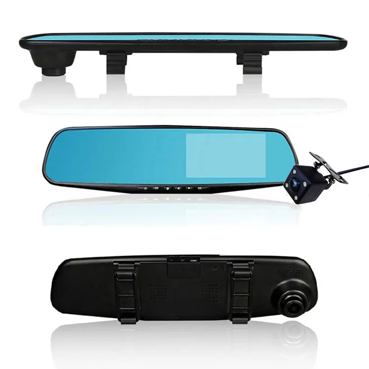4.3 inch 1080P Car Rearview Mirror Car Dvr Driving Video Recorder Camera
