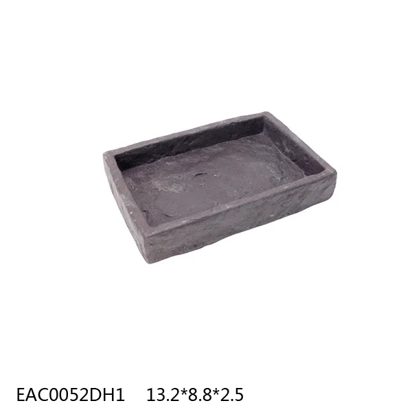 New natural stone effect concrete bathroom set 5pcs for hotel / home